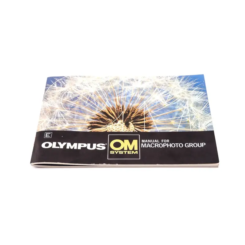 Olympus Macrophoto Group Instructions
