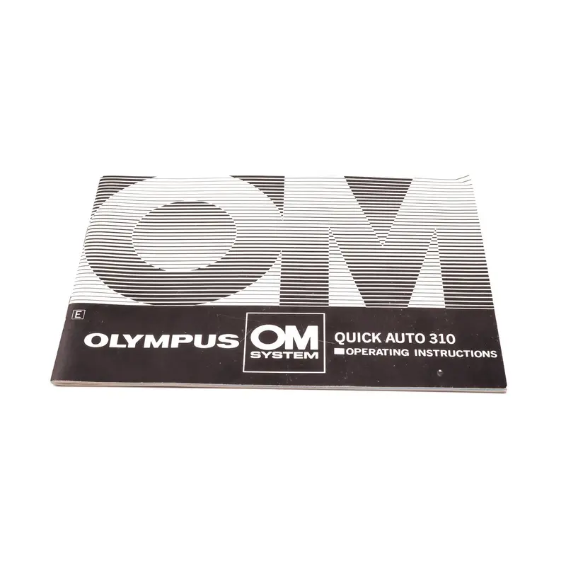 Olympus Quick Auto 310 Operating Instructions