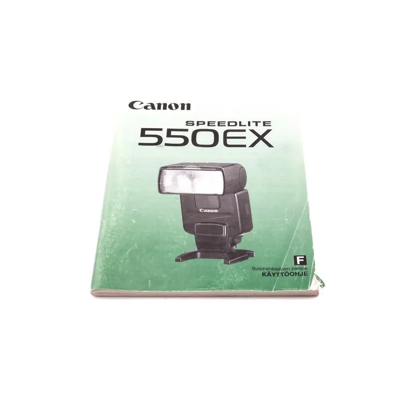 Canon Speedlite 550EX Instructions