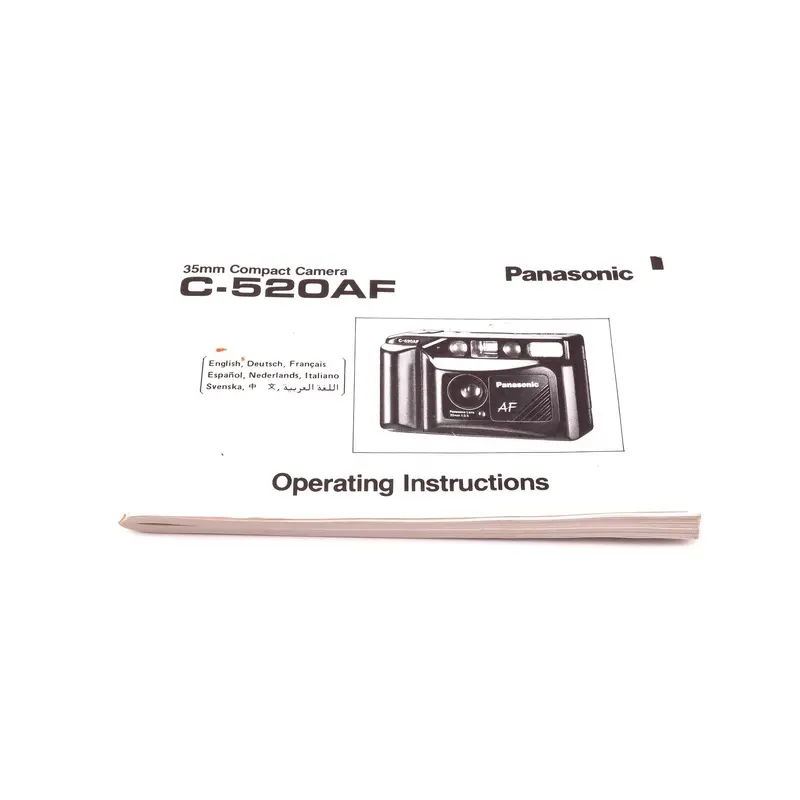 Panasonic C-520AF Instructions