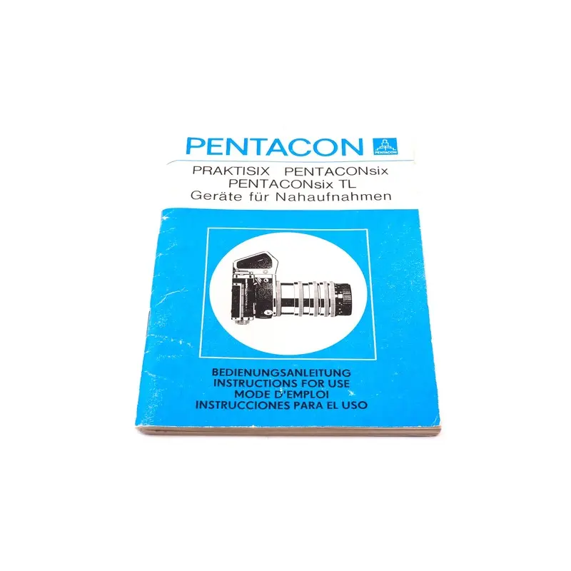 Pentacon Macro Photography Accessories Instructions