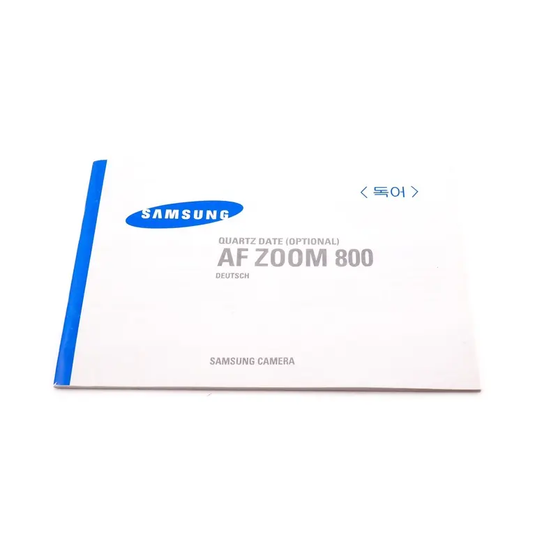Samsung AF Zoom 800 (Quartz Date)  Instructions