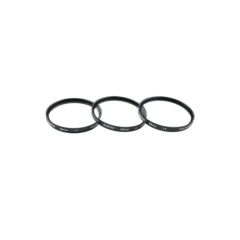 Sunpak 58mm Close-Up Filter Set