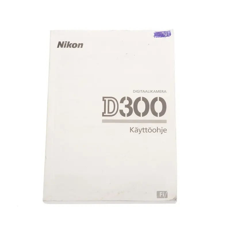 Nikon D300 Instructions