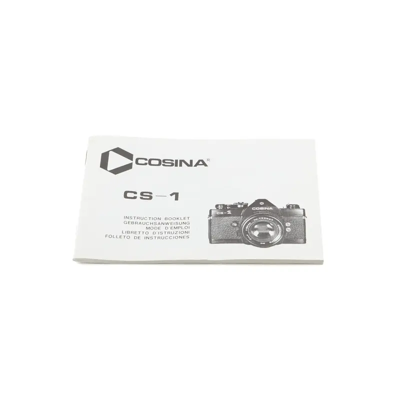 Cosina CS-1 Instructions