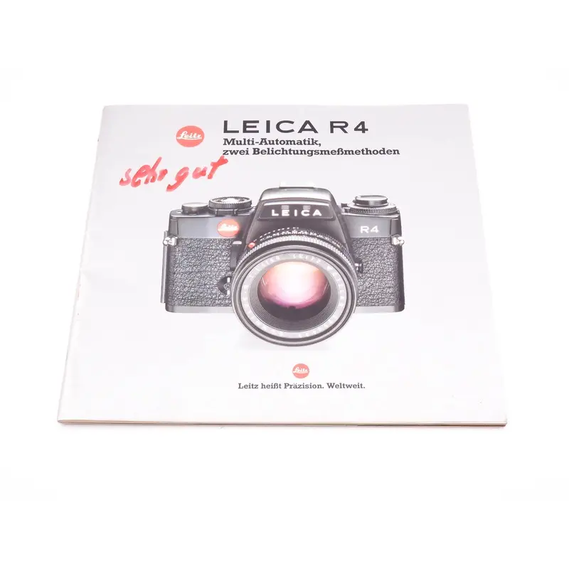 Leica R4 Factory Brochure