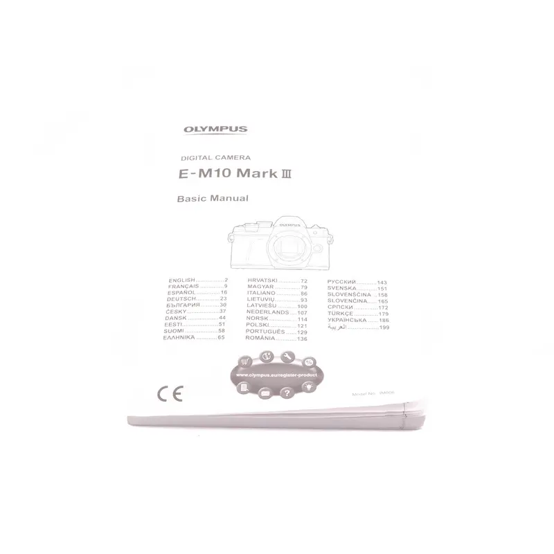 Olympus E-M10 Mark III Instructions