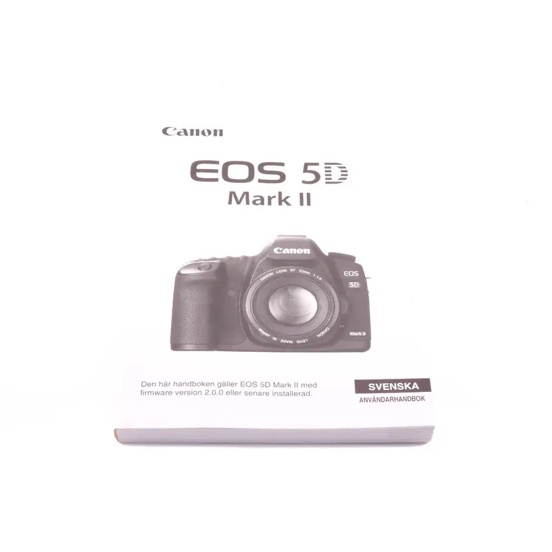 Canon 5D Mark II Instructions