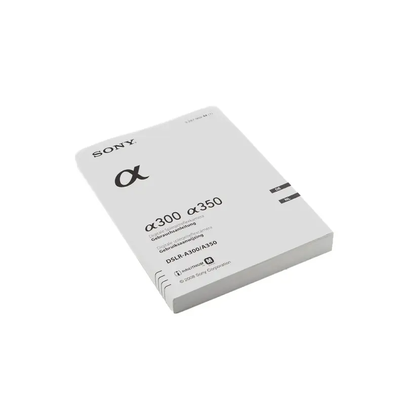 Sony A300 / A350 Instructions