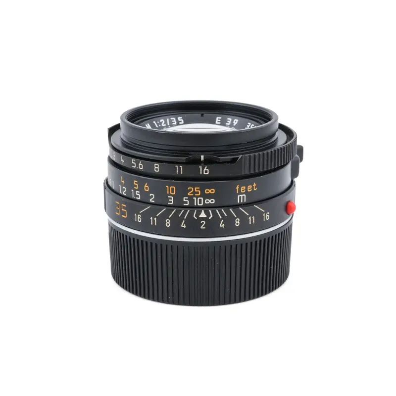 Leica 35mm f2 Summicron-M (Type IV) (11310 / 11311) + Lens Hood M2/35 (12524)