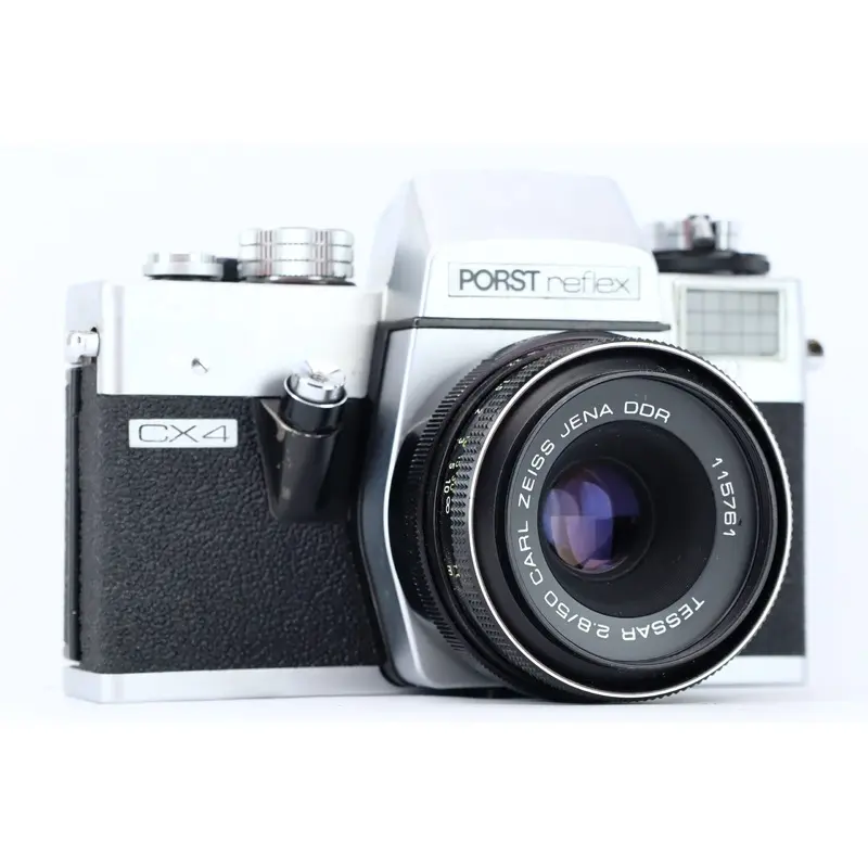 Porst reflex CX4 + Carl Zeiss Tessar 2,8/50