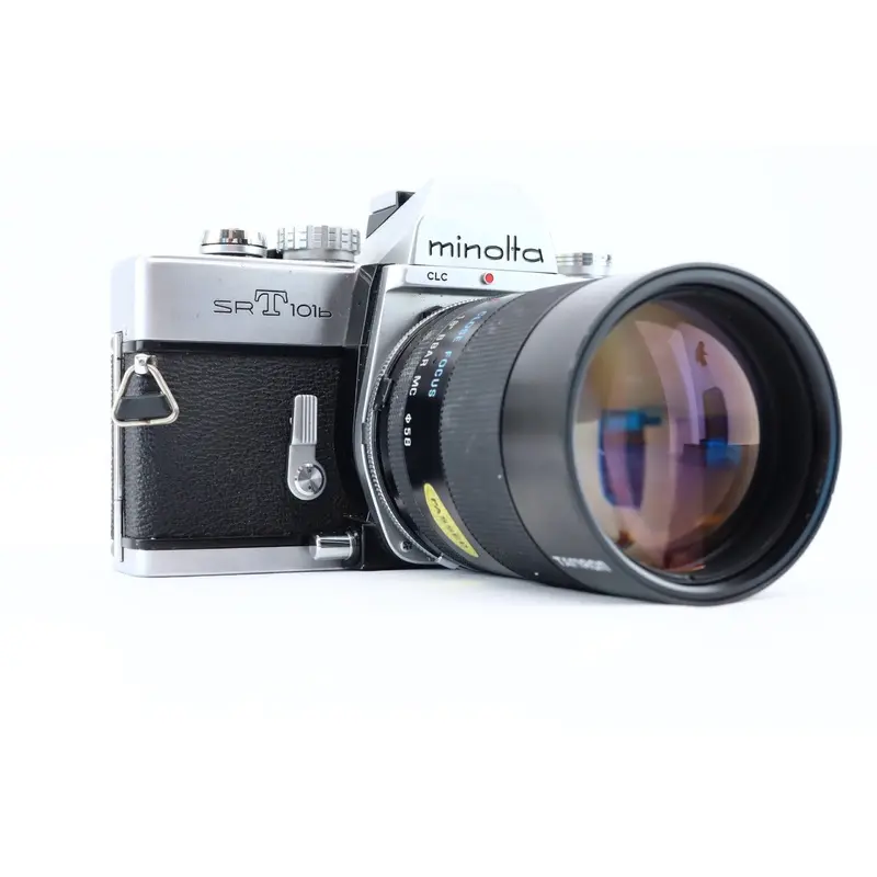 Minolta SRT 101b with Tamron 135mm 2,8 lens