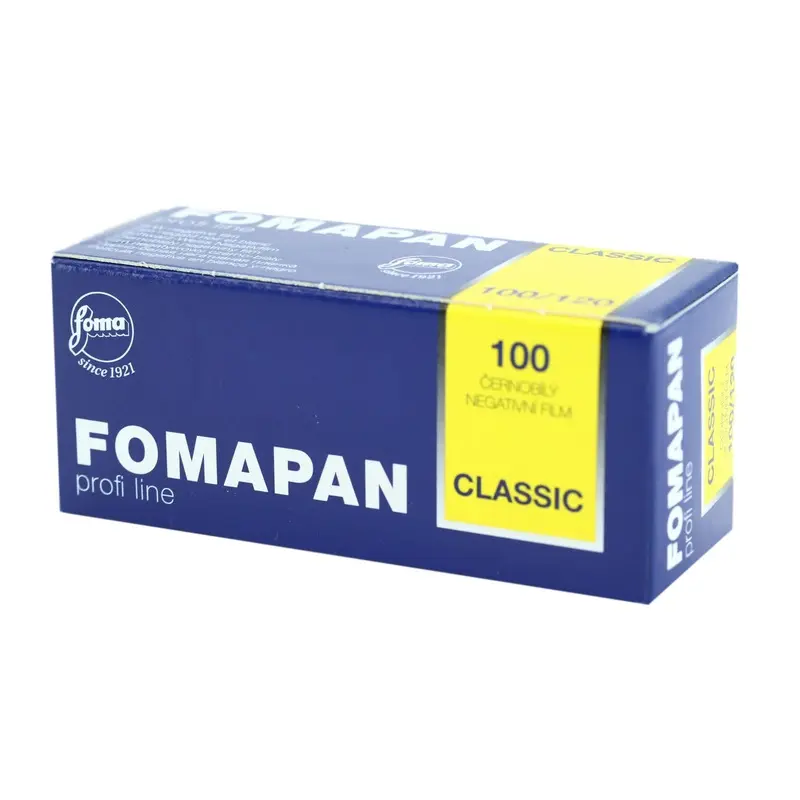Fomapan 100 b&w 120mm film