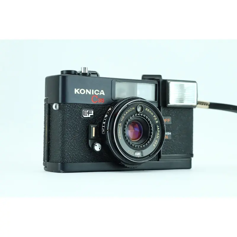 Konica C35 EF with Konica Hexanon 38mm F:2.8