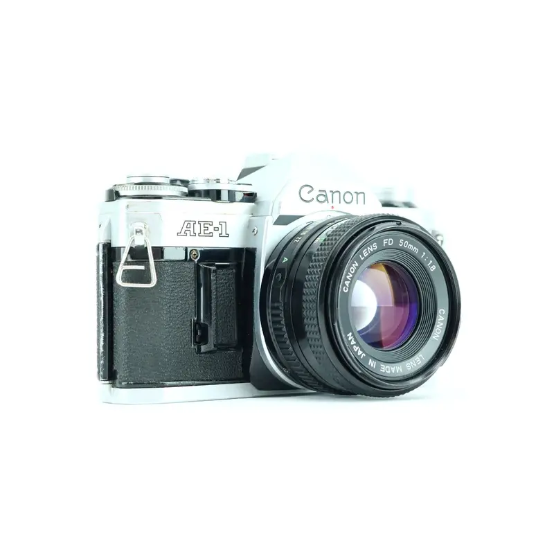 Canon AE-1 with Canon lens FD 50mm 1:1.8