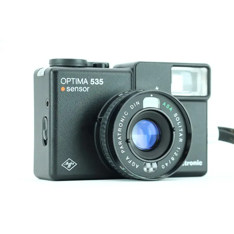 Agfa Optima 535 electronic with ASA Solitar 1:2.8/40 lens