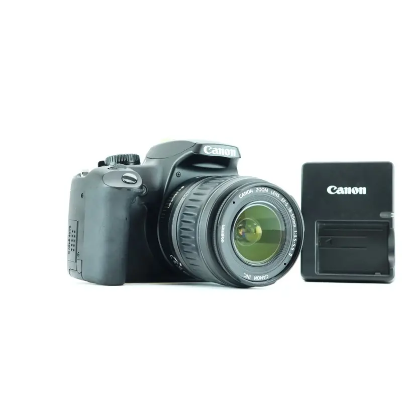 Canon EOS 1000D with Canon zoom lens 18-55mm 1:3.5-5.6