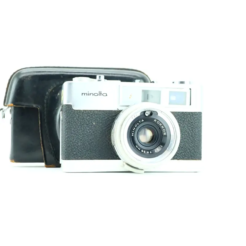 Minolta AL-F with Minolta Rokkor 1:2.7 f=38mm