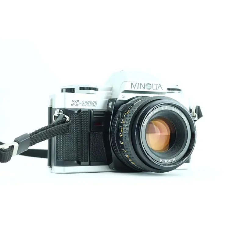 Minolta X-300 with Minolta MD 50mm 1:2 lens