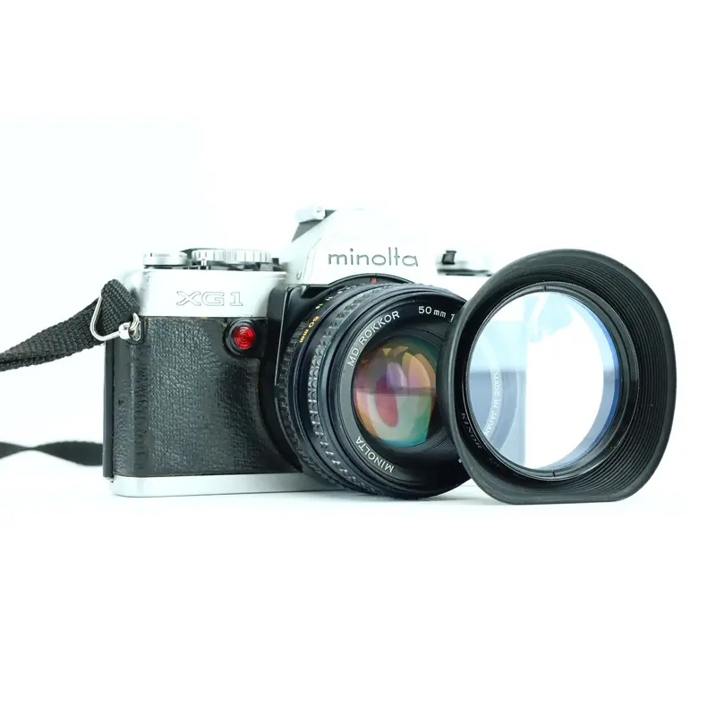 Minolta XG1 with MD Rokkor 50mm 1:1.7 lens