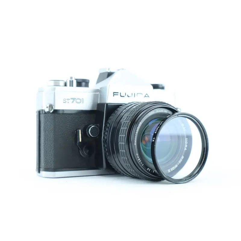 Fujica ST 701 with Sigma Mini-Wide 28mm 2.8 Multi-Coated