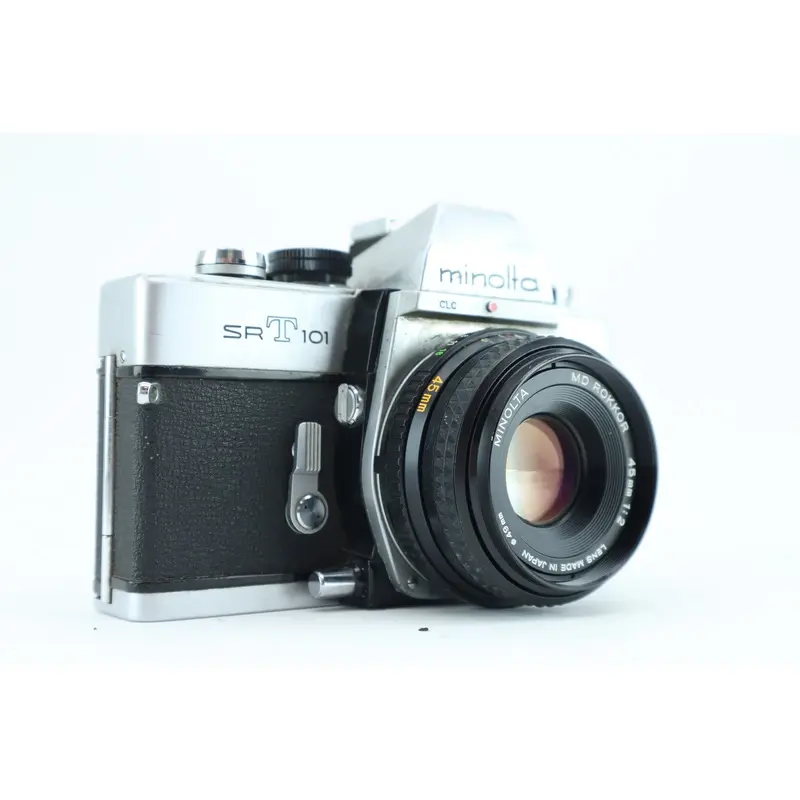 Minolta SRT101 with 45mm 1:2 lens