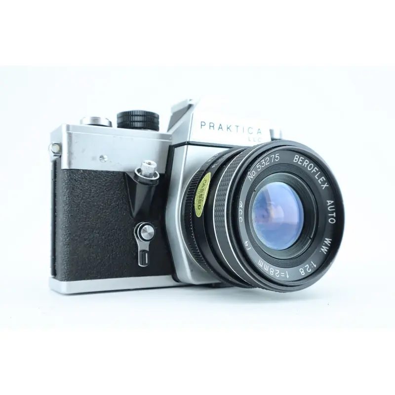 Praktica LLC camera with 1:2.8 f=28mm lens