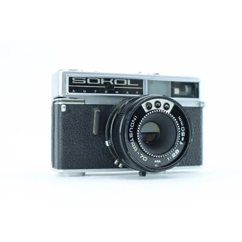 Sokol automat with Industar-70 1:2,8 f=50mm