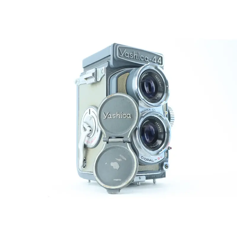 Yashica-44 with two 3,5/60mm