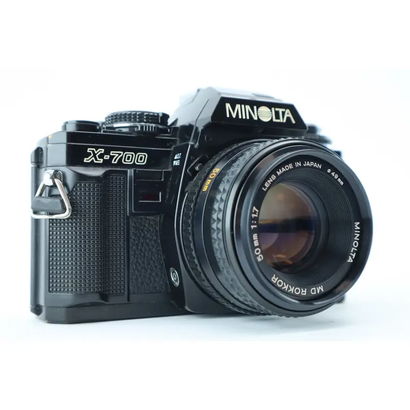 Minolta X-700 with MD Rokkor 50mm 1,7