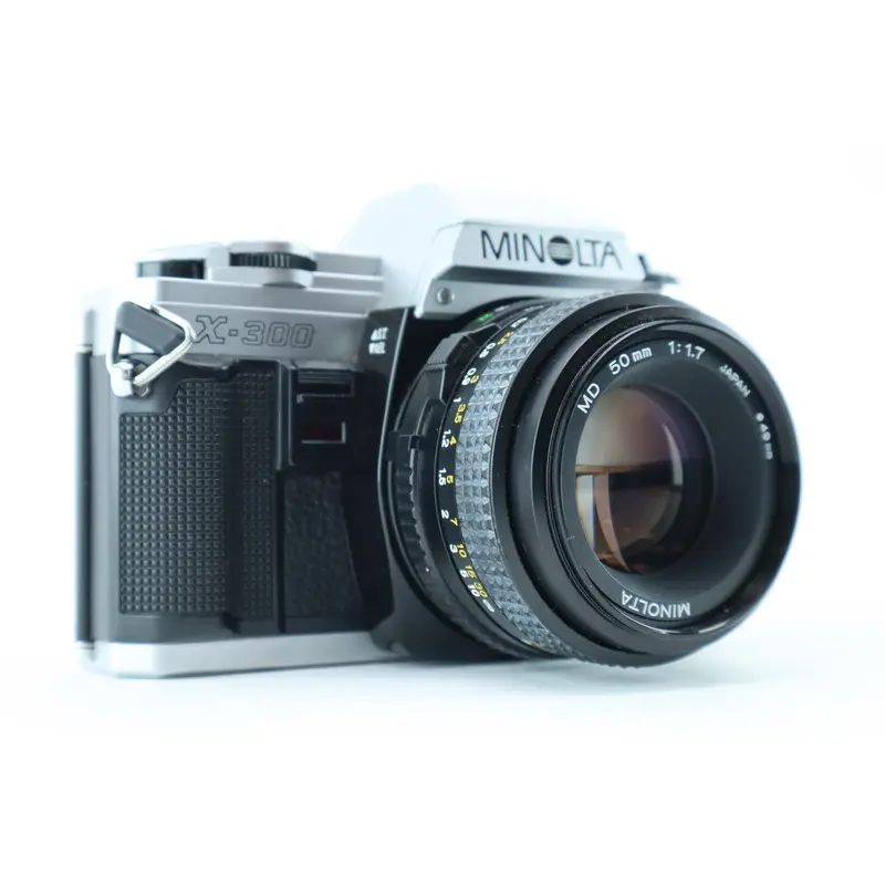 Minolta X-300 with MD 50mm 1,7