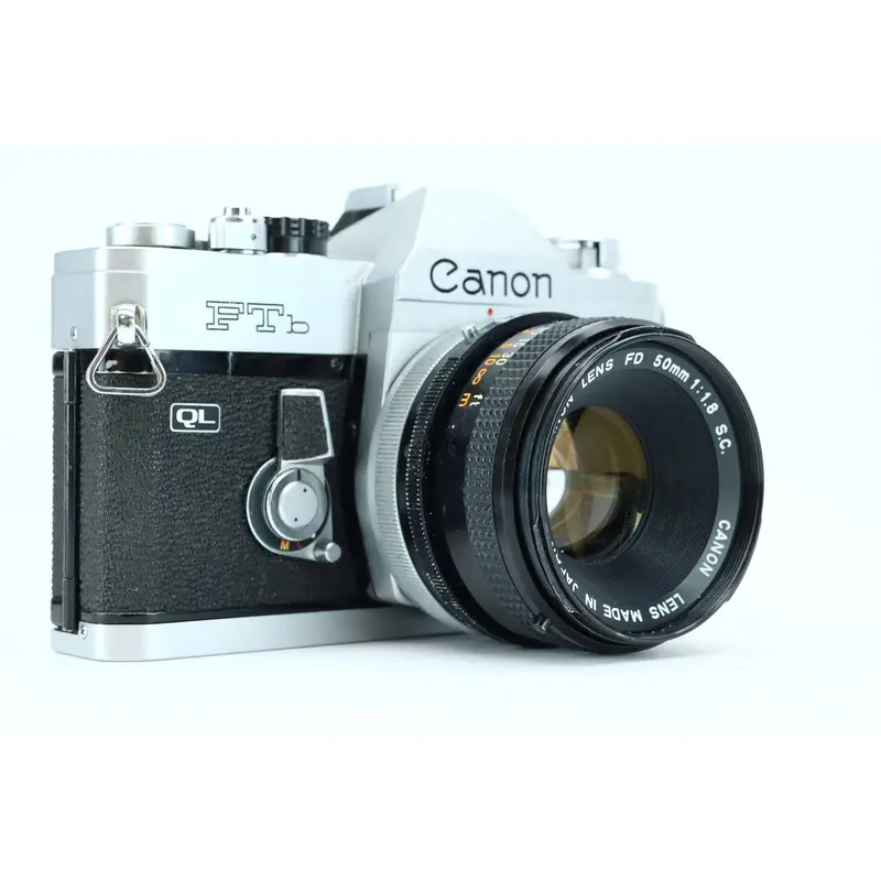 Canon FTb  35mm SLR Film Camera with Canon FD 50mm f/1.8 Lens