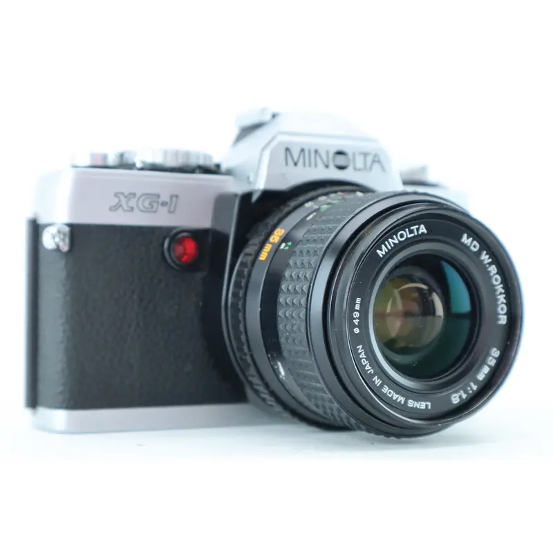 Minolta XG-1 with MD W.ROKKOR 35mm 1,8