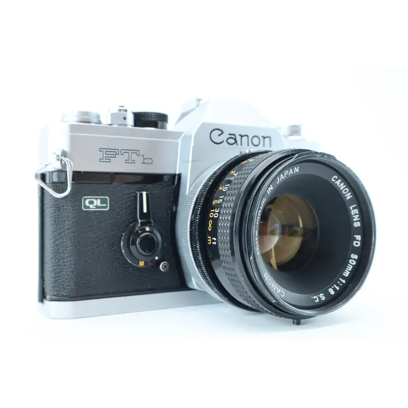 Canon FTb with Canon FD 50mm f/1.8 S.C.