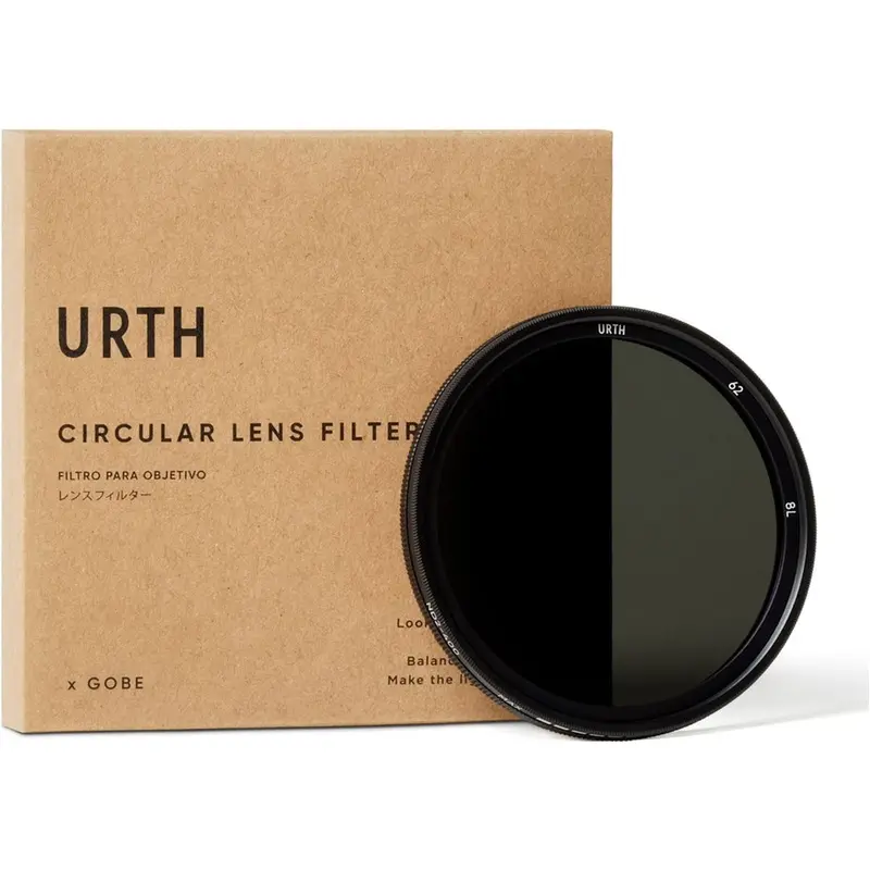 Urth 62mm ND2-400 (1-8.6 Stop) Variable ND Lens Filter