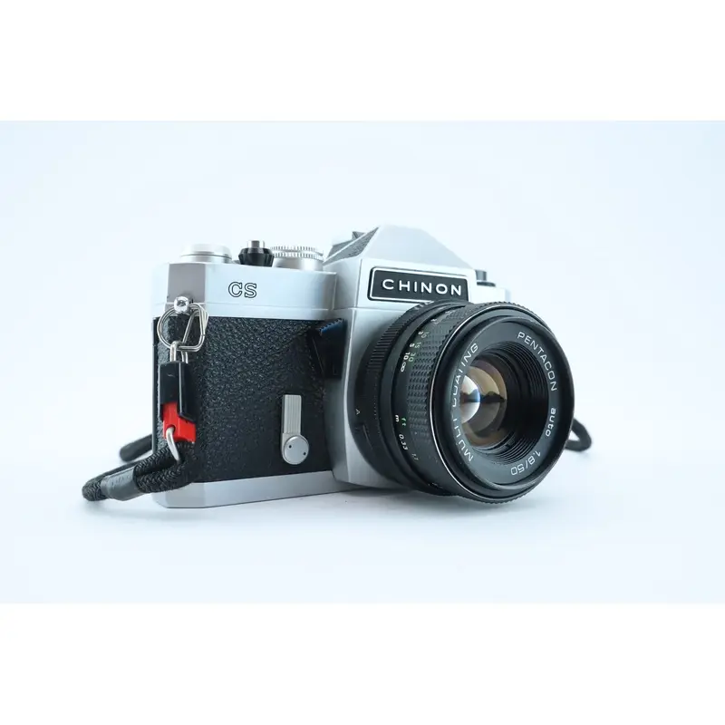 Chinon CS + Pentacon Auto 50mm f/1.8 Multi Coating