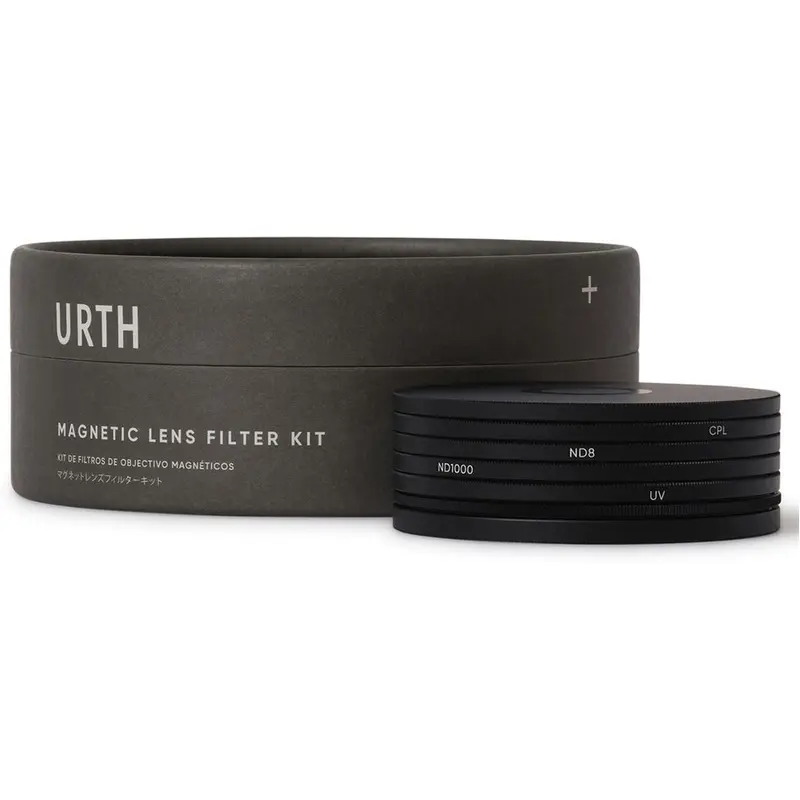 Urth 77mm Magnetic Essential Kit (Plus+) (Uv+cpl+nd8+nd1000)