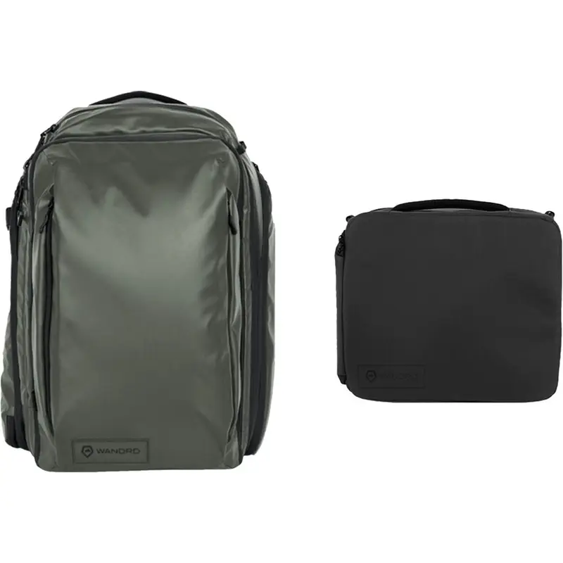 WANDRD Transit 35l Travel Backpack Wasatch Green Essential B