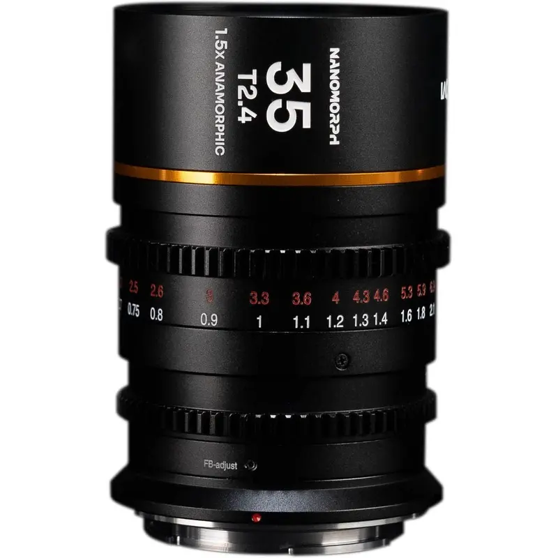 Laowa Nanomorph 35mm T2.4 1.5X S35 (Amber) (Cine) Sony E