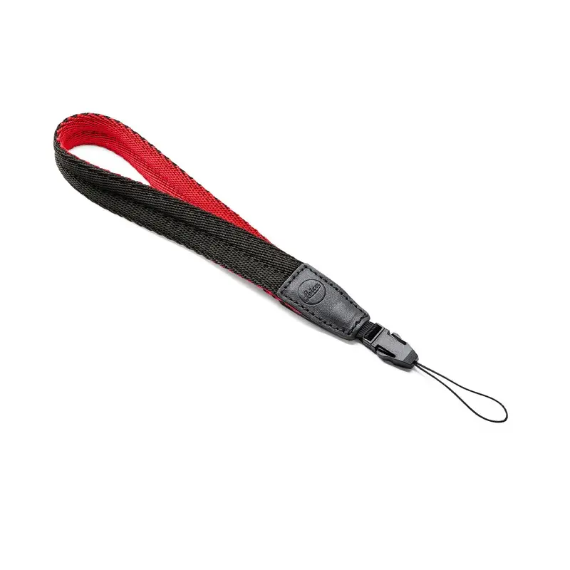 Leica Wrist Strap SOFORT - Fabric, Black & Red