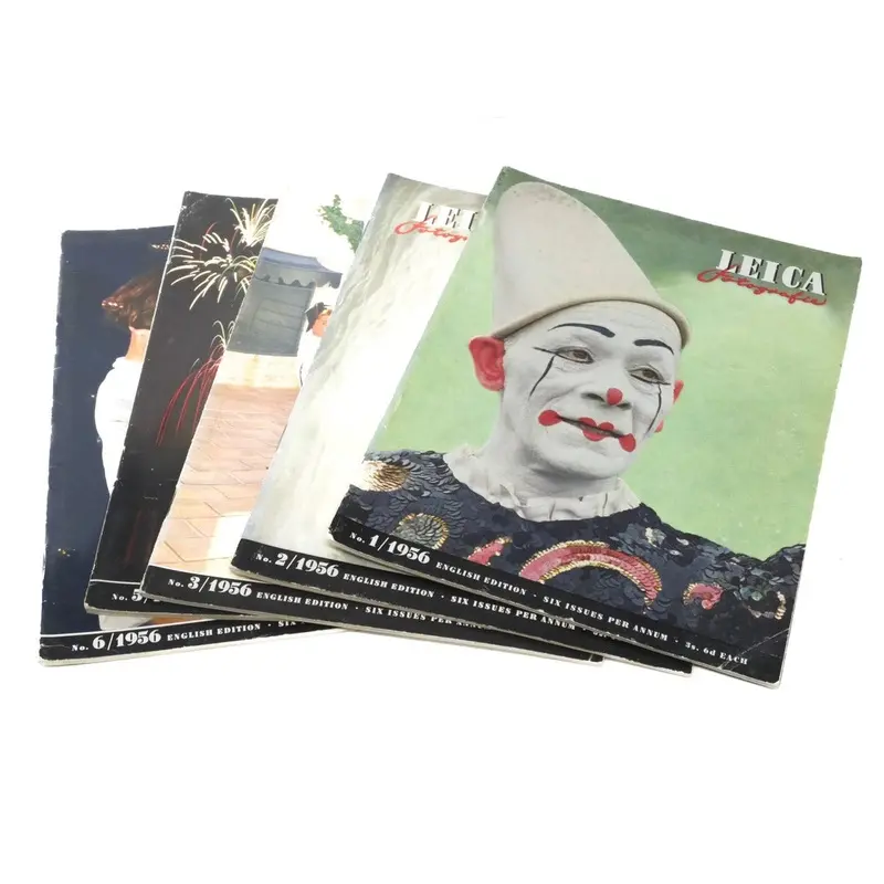 Vintage Leica LFI Magazines from 1956 - Issues 1,2,3,5 + 6 (SH42311)