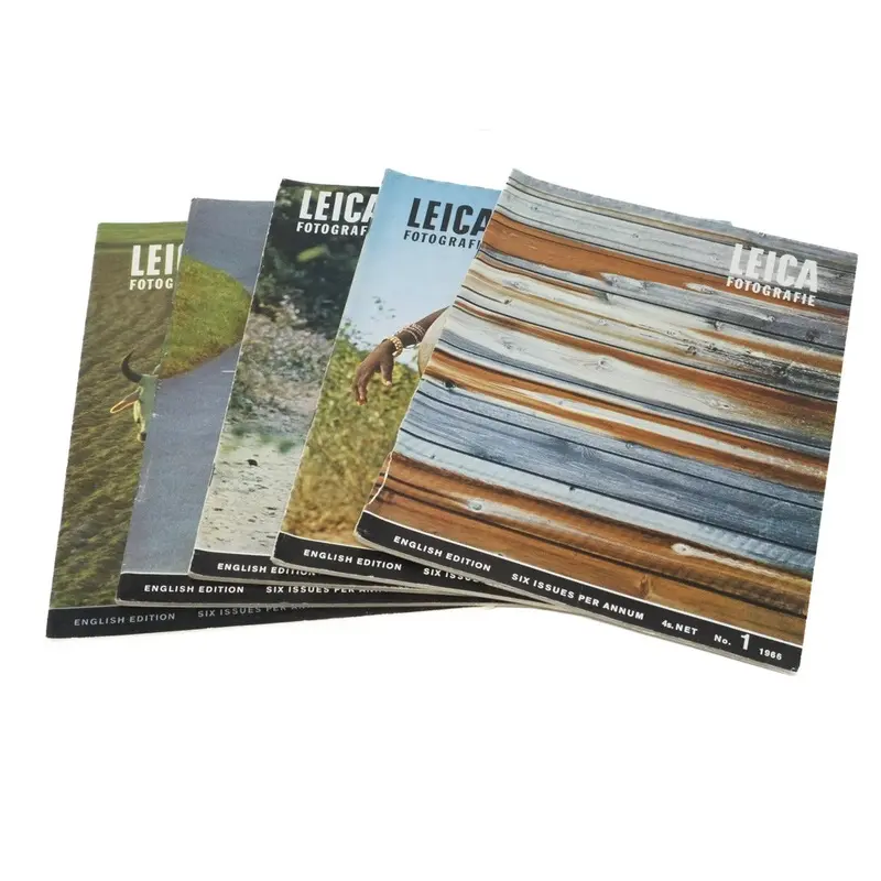 Vintage Leica LFI Magazines from 1966, Issues 1-5 (SH42321)