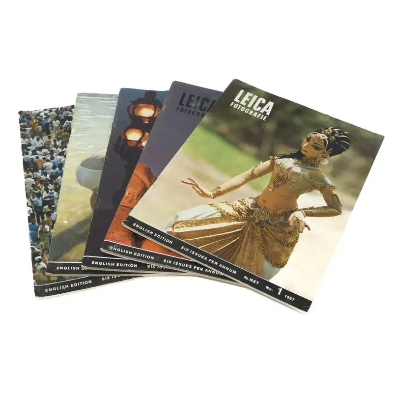 Vintage Leica LFI Magazines from 1967, Issues 1,2 + 4-6 (SH42322)