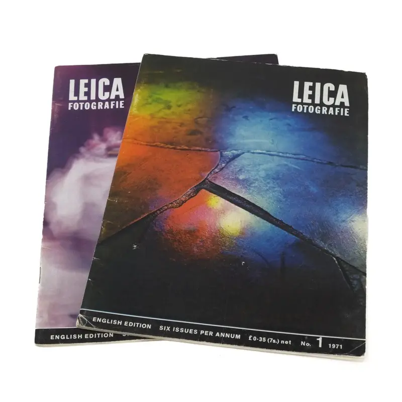 Vintage Leica LFI Magazines from 1971, Issues 1 & 2 (SH42326)