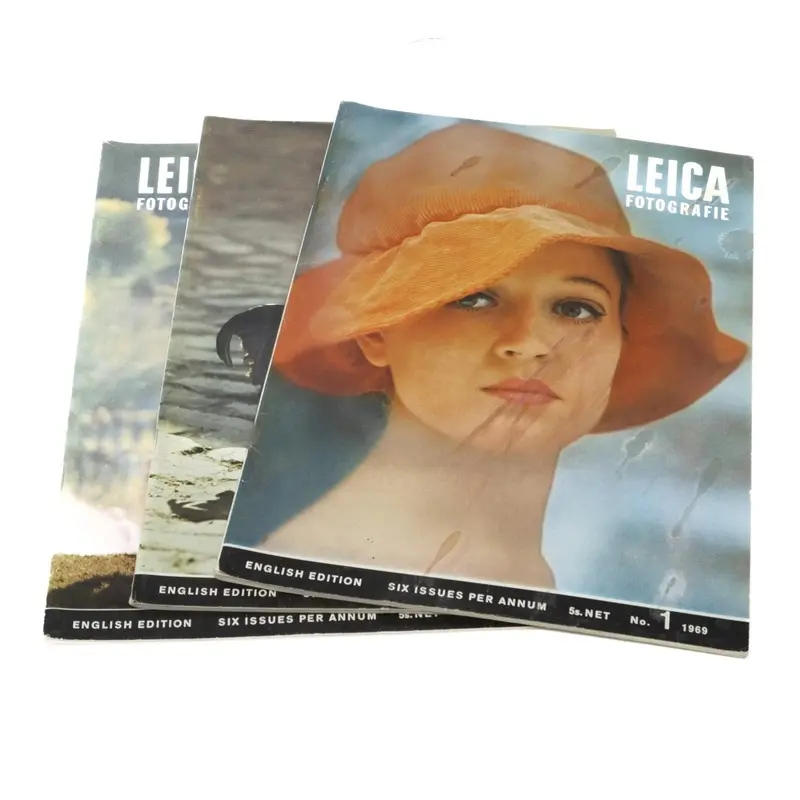 Vintage Leica LFI Magazines from 1969, Issues 1,2 +4 (SH42324)