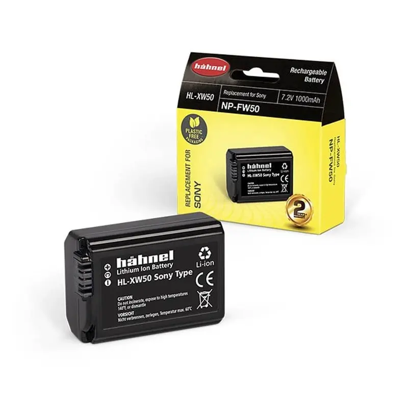 Hahnel HL-XW50 Battery for Sony NP-FW50