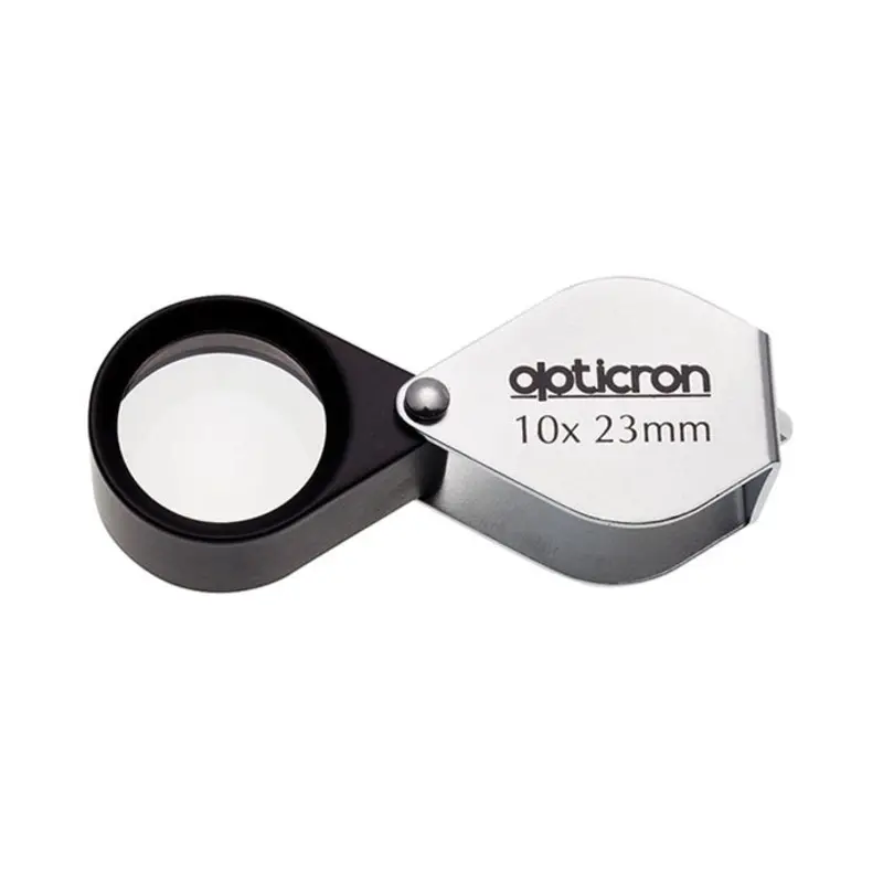 Opticron 10x23mm Folding Metal Loupe