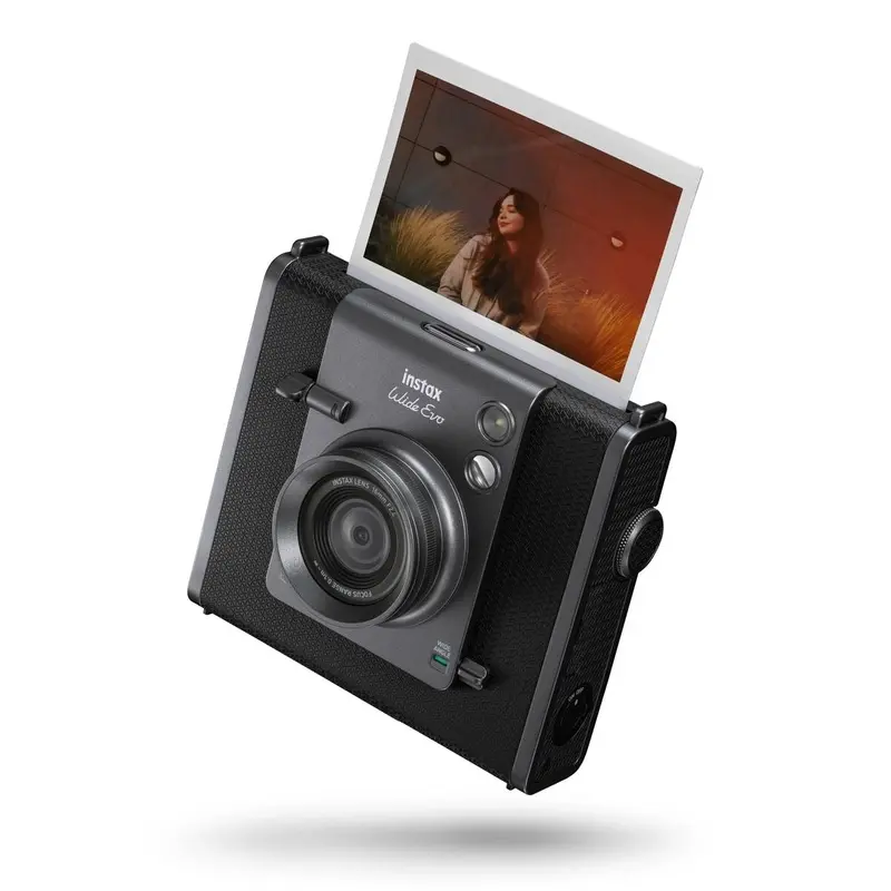 Fuji Instax Wide Evo Black Hybrid Instant Camera