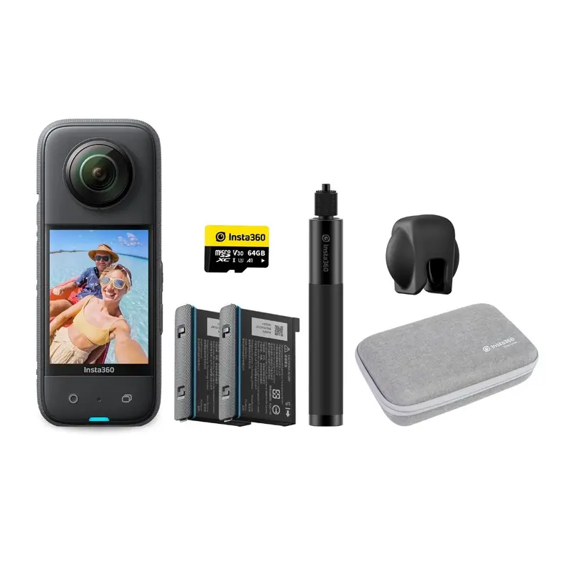 Insta360 X3 Pocket 360 Degree Action Camera - Starter Bundle