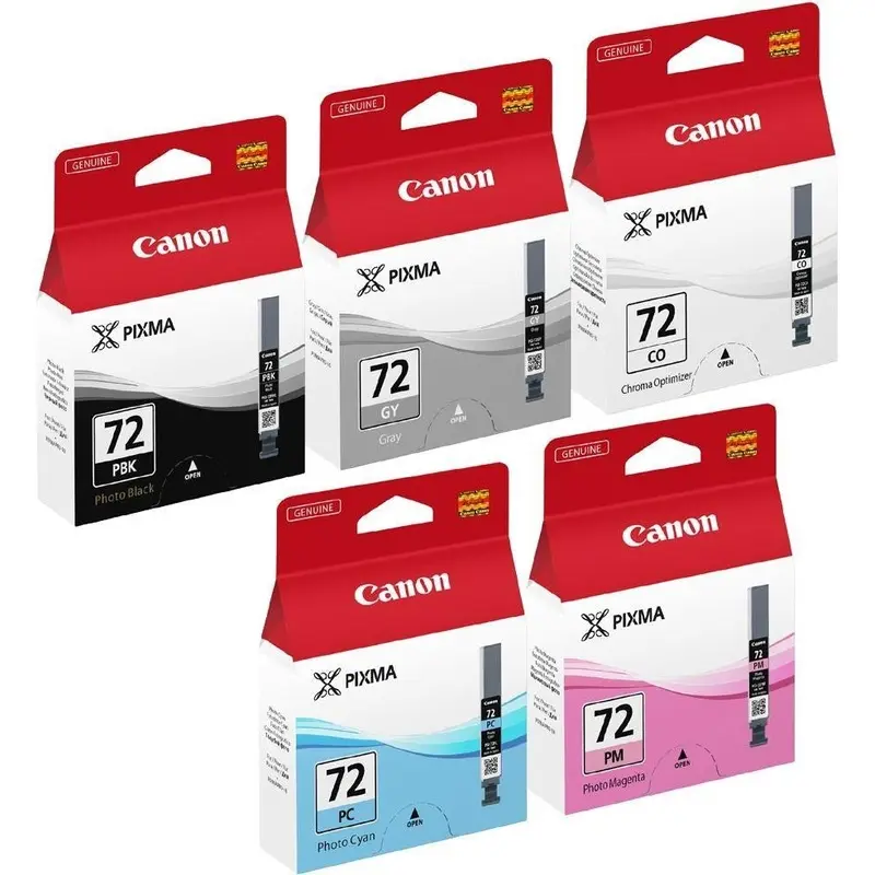 Canon PGI-72 Inkjet Cartridge Pixma Pro Pack of 5
